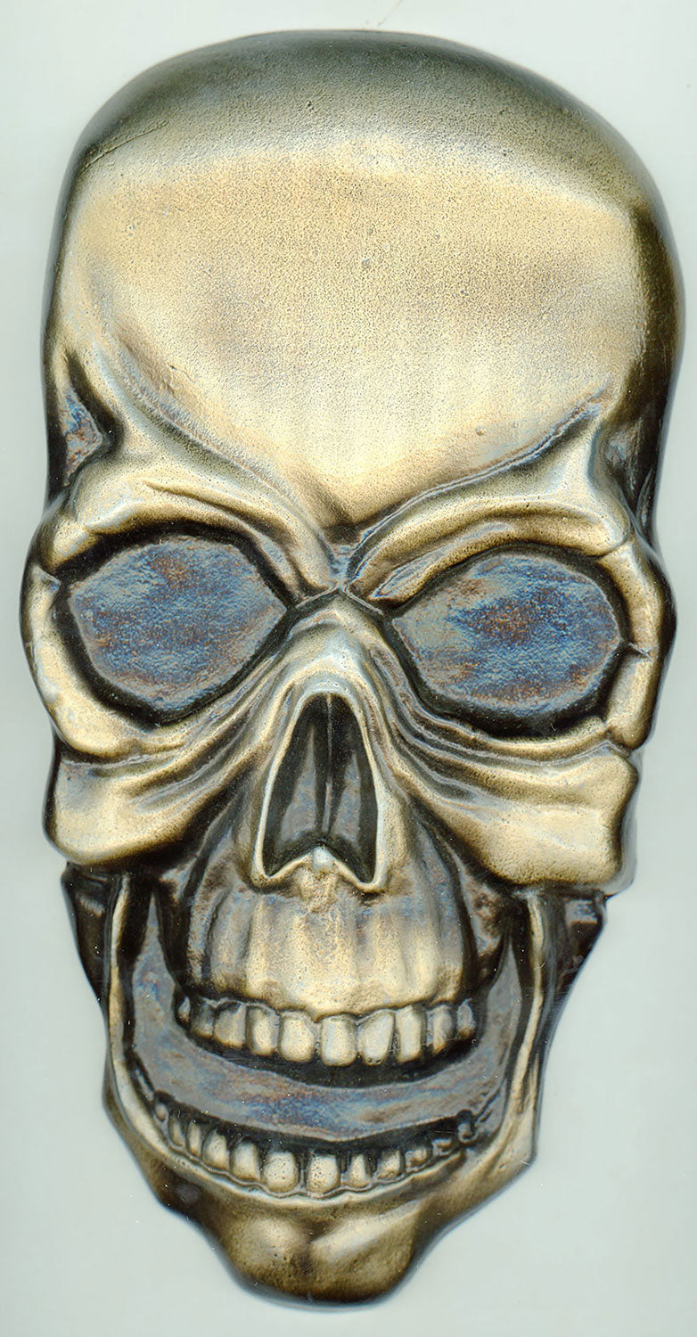 Big Metallic Skull of Galeria Do Rock, Sao Paulo SP Editorial