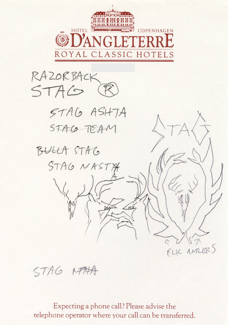 Hotel Stationery Sketches