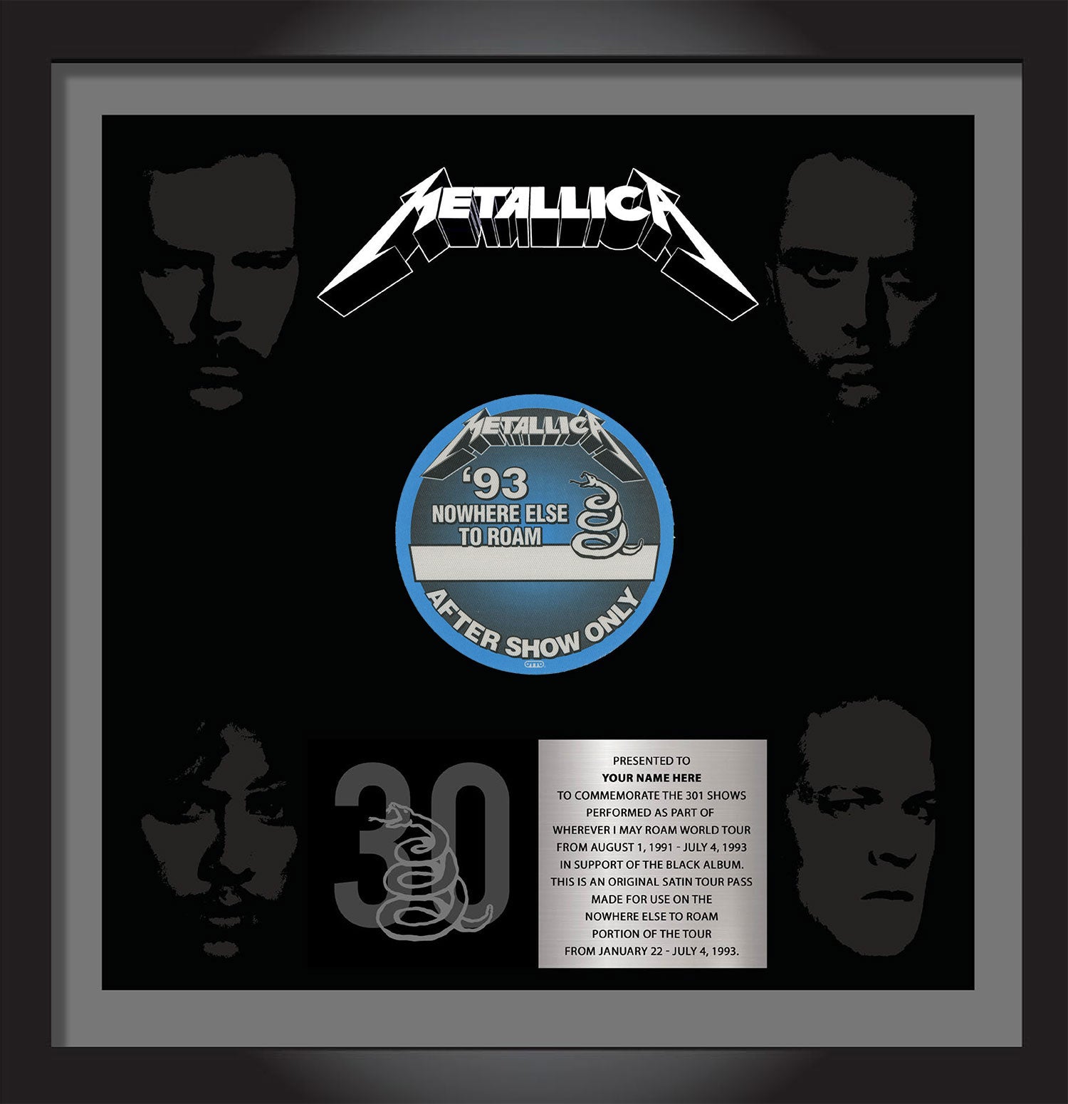 Official Metallica Black Album patch - Steamretro