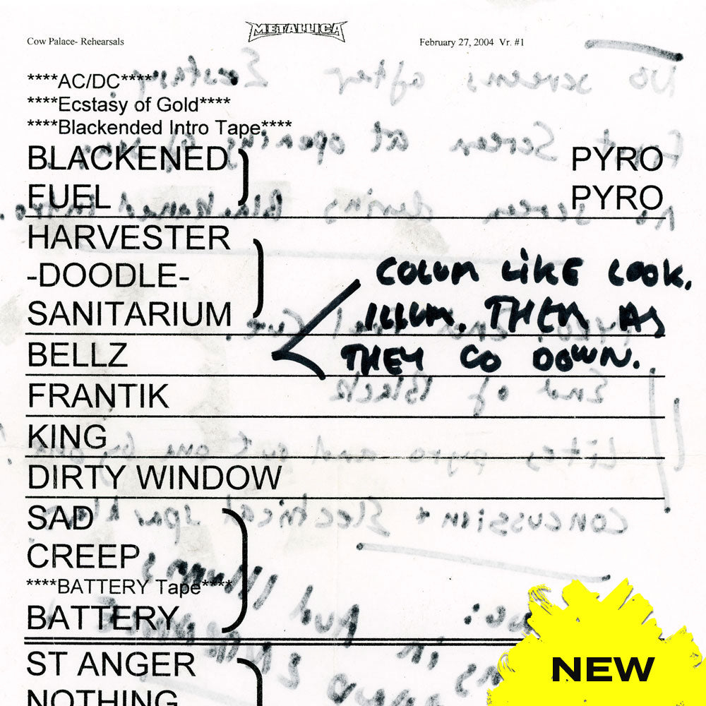 Cow Palace Setlist with Notes