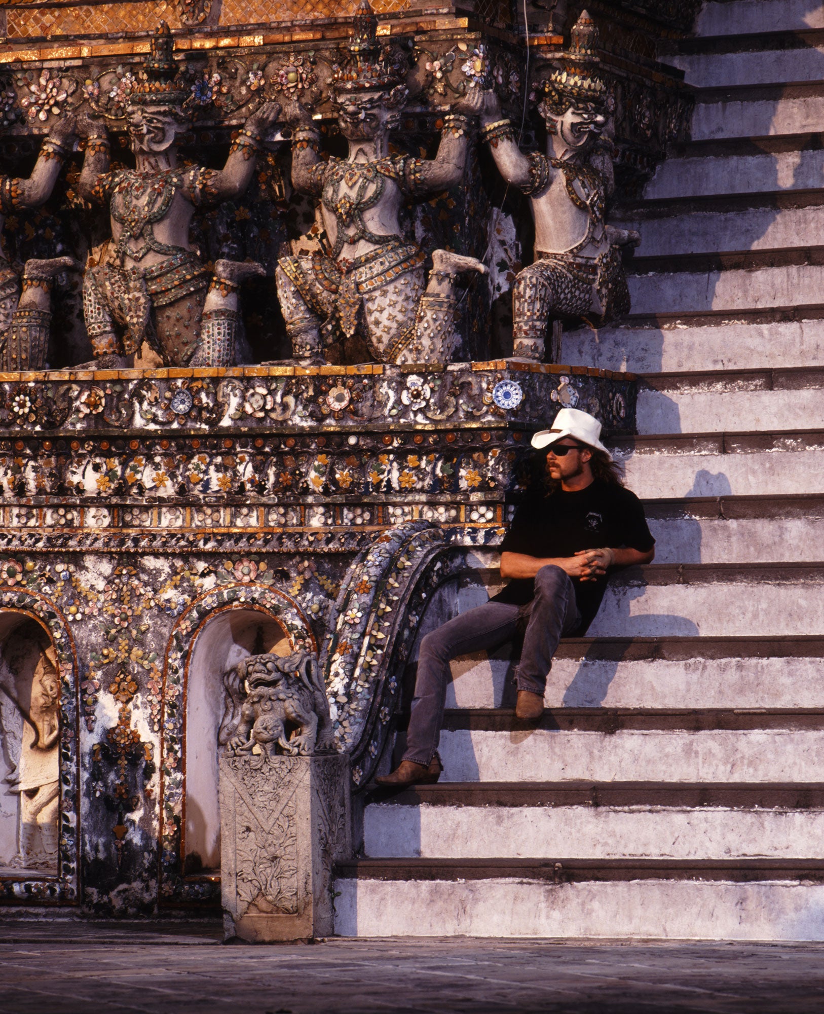James Hetfield in Wat Arun