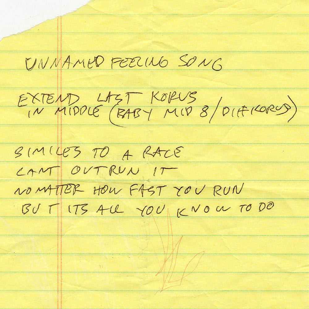 "The Unnamed Feeling" Notes