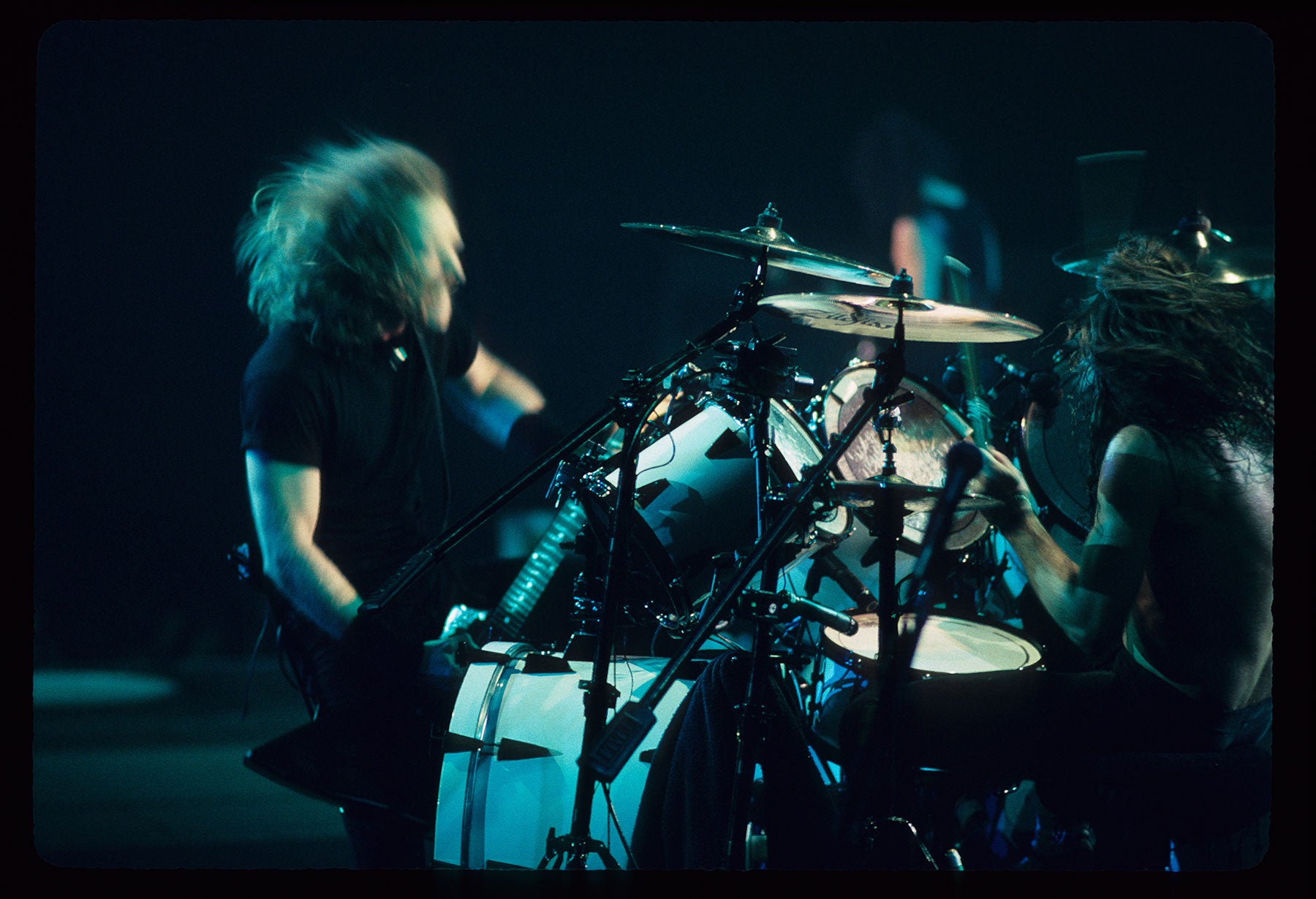 James Hetfield and Lars Ulrich Onstage, 1993