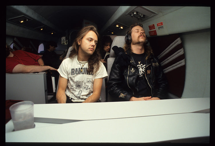 James Hetfield and Lars Ulrich in the Air