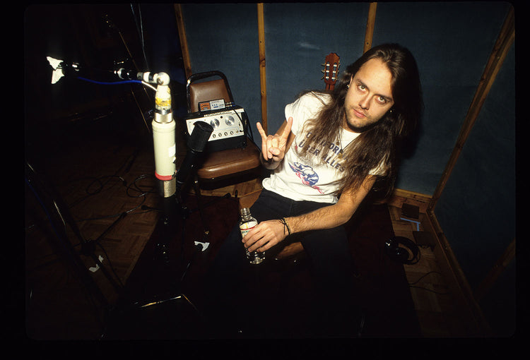 Lars Ulrich in Recording Booth, One on One