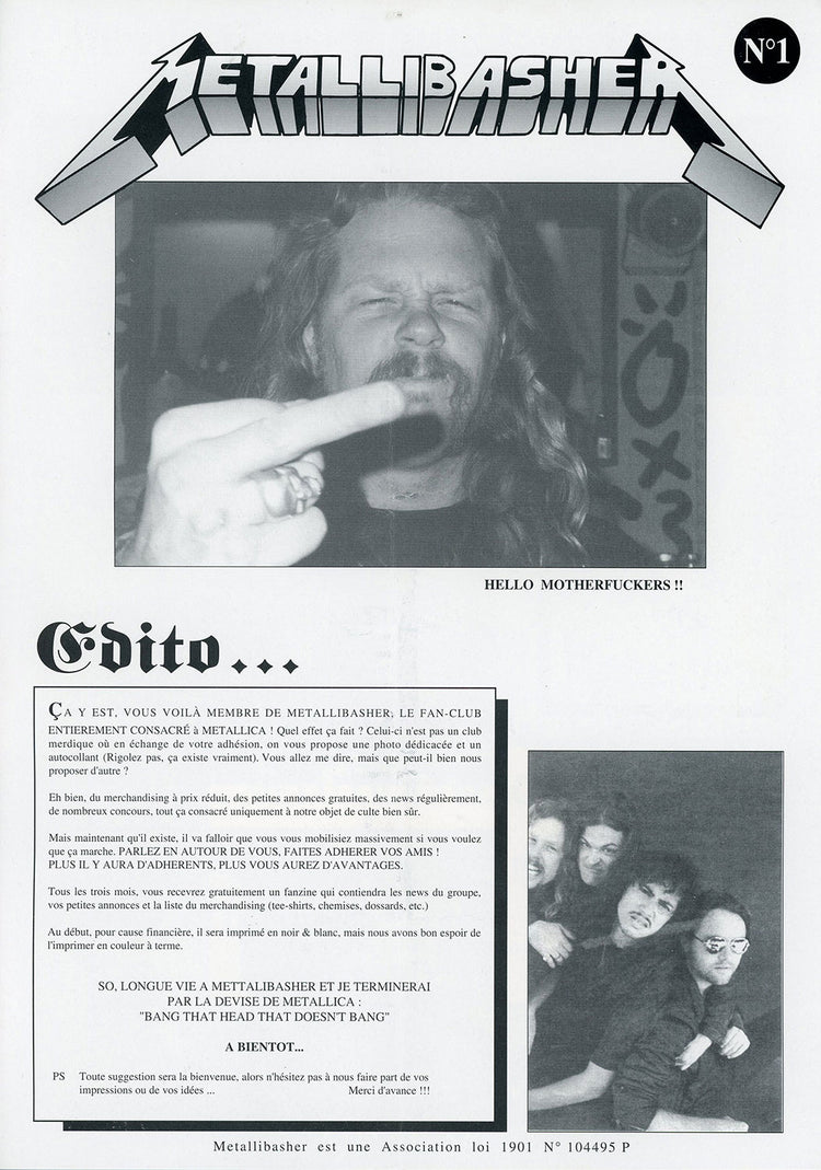 Metallibasher Fanzine, Issue One