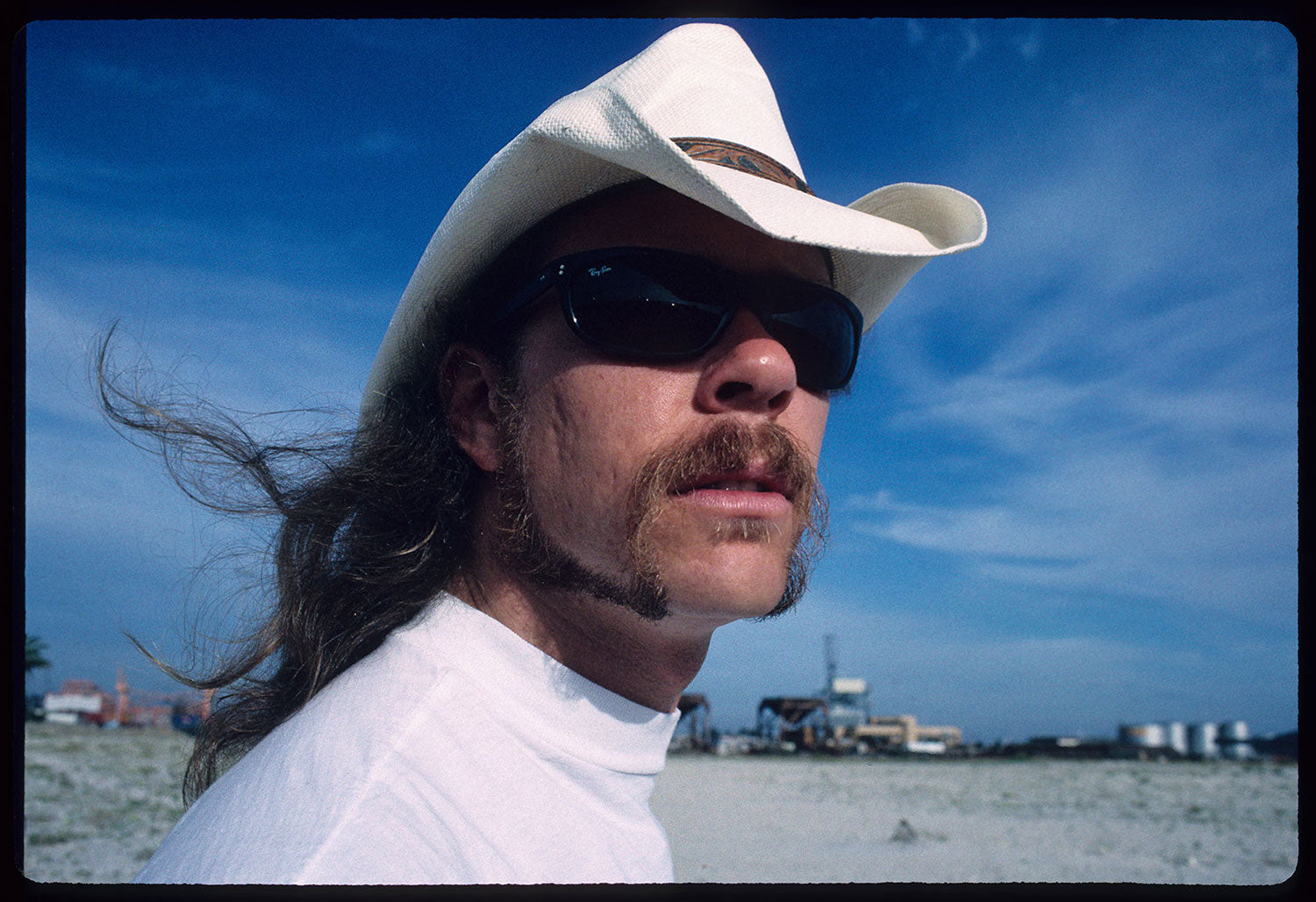James Hetfield Cowboy Hat and Sunglasses