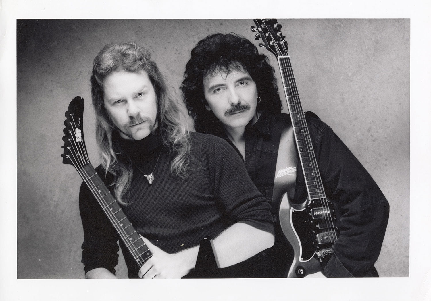James Hetfield and Tony Iommi