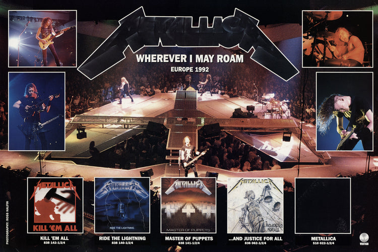 Wherever I May Roam, Europe 1992 Poster Reproduction