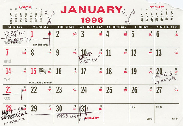 James Hetfield Calendar Art